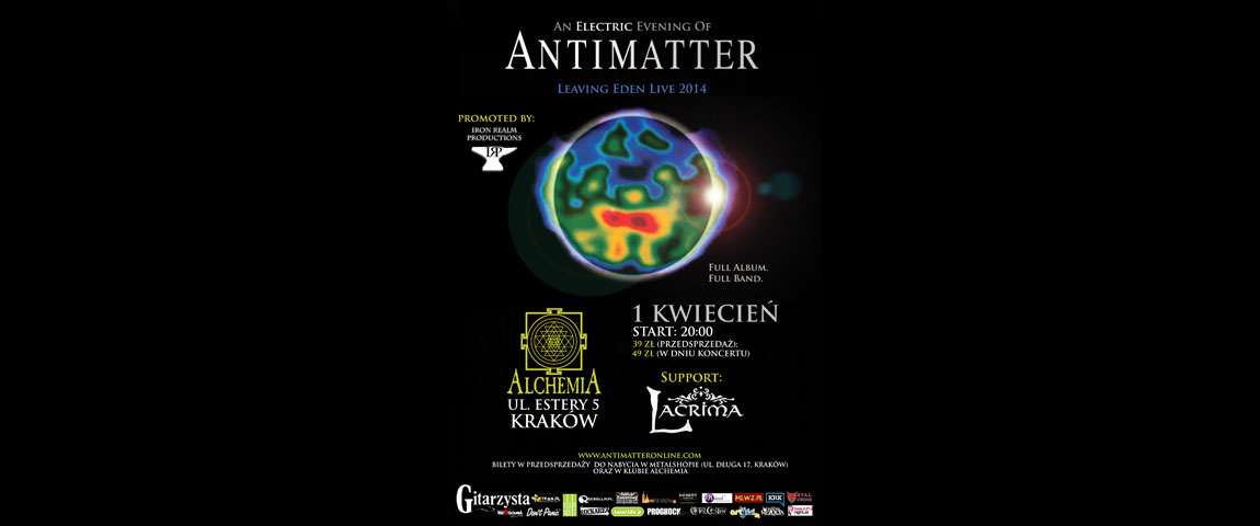 Antimatter (UK) + Lacrima (PL) + Leafblade (UK)