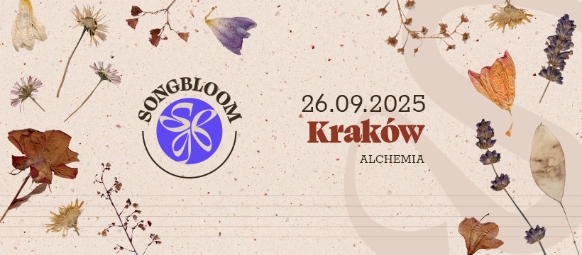 SONGBLOOM KRAKÓW – Objazdowy festiwal songwriterski